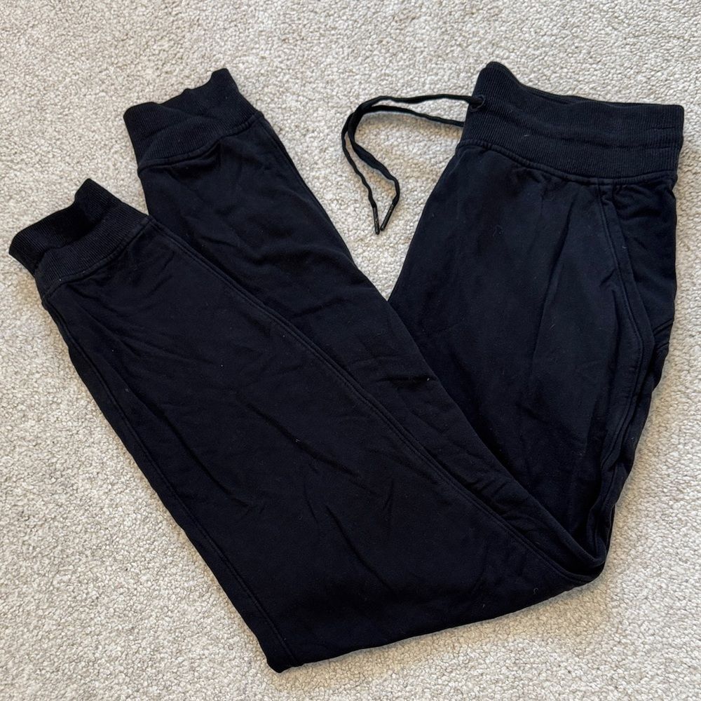 lululemon Warm Down High-Rise Modal Joggers Black Sz6